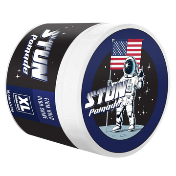 STUN Hair Pomade XL – Firm Hold, High Shine, Water-Based 16.7oz - STUN