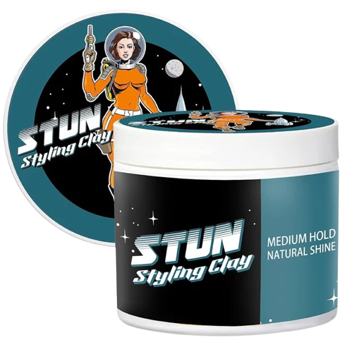 STUN Hair Clay Styling Product for Men – Medium Hold & Natural Finish - STUN