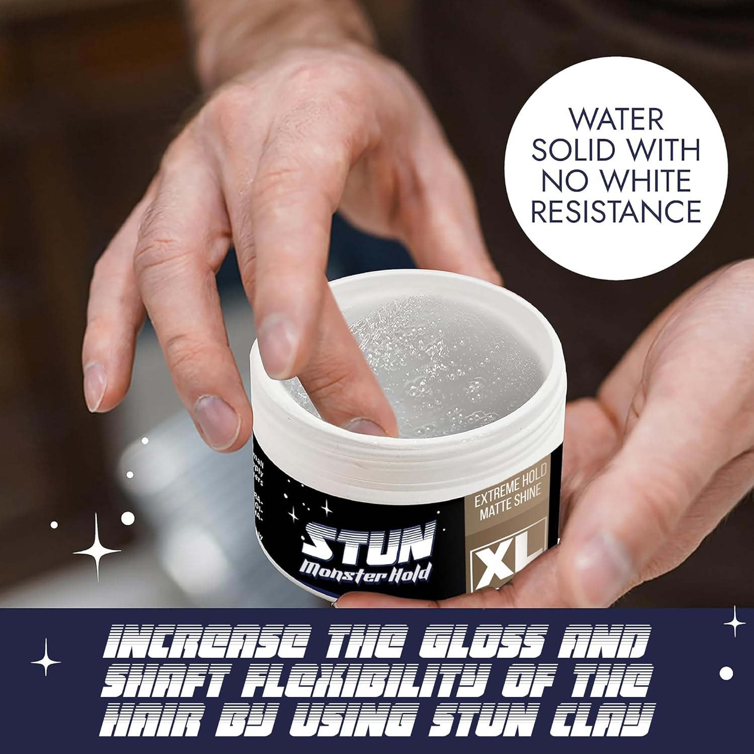 STUN Hair Monster Hold – Extreme Hold, Matte Finish for Men - STUN