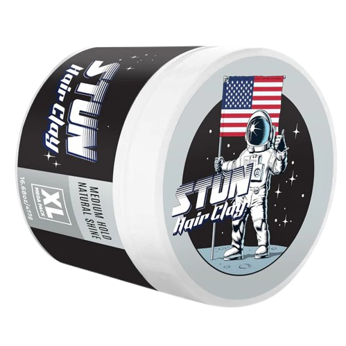 STUN Hair Clay – Medium Hold, Natural Finish for Men, Long Lasting - STUN