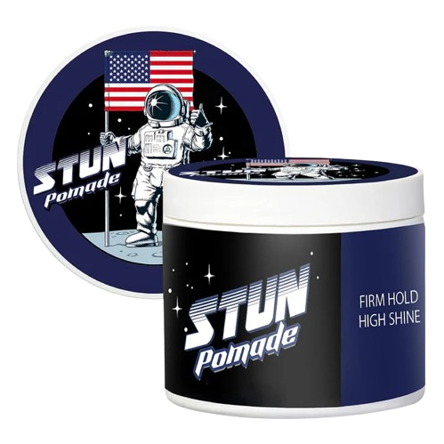 STUN Hair Pomade for Men – Firm Hold & High Shine for classic styling hairstyle (Pack of 2) - STUN
